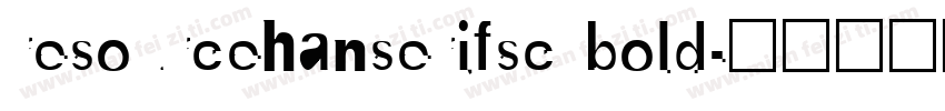 resourcehanserifsc bold字体转换